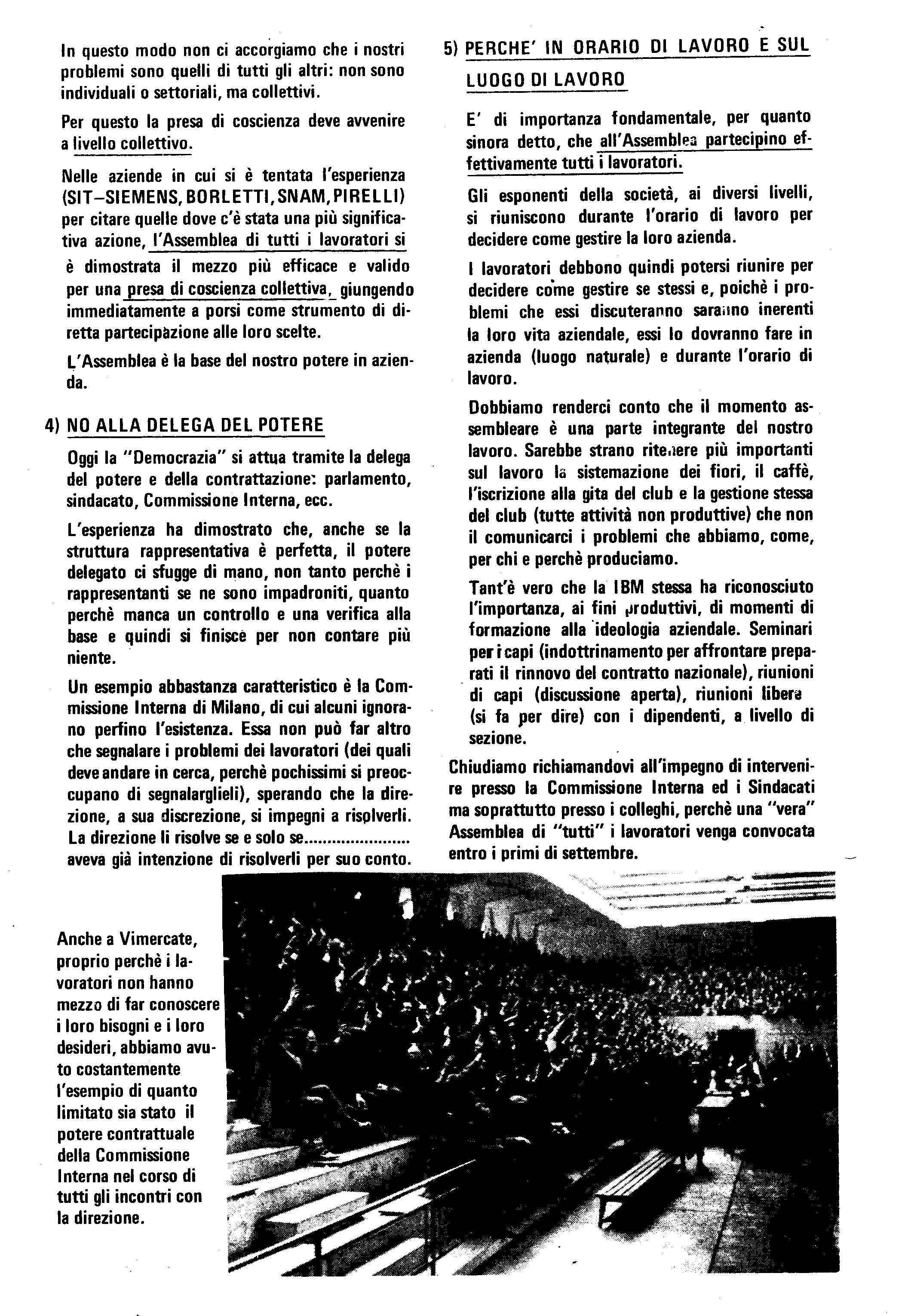 Dibattito - periodico della s.a.s. FIM CISL IBM Tolmezzo - Luglio  1969
