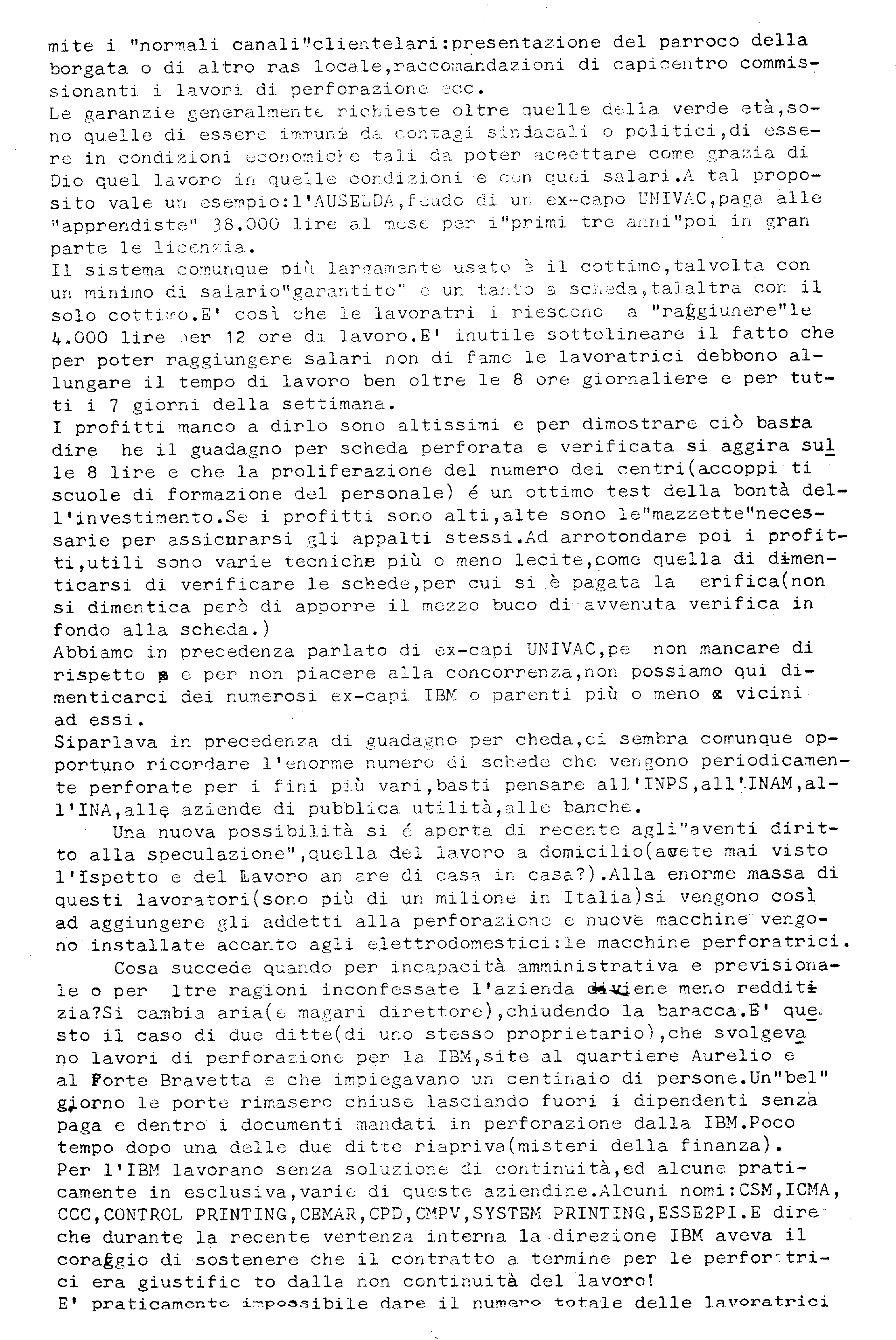Appalti in IBM 09/03/1973